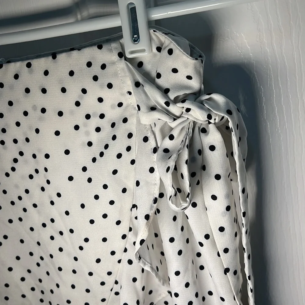 Princess Polly Black and White Polka Dot Skirt - Picture 3 of 10